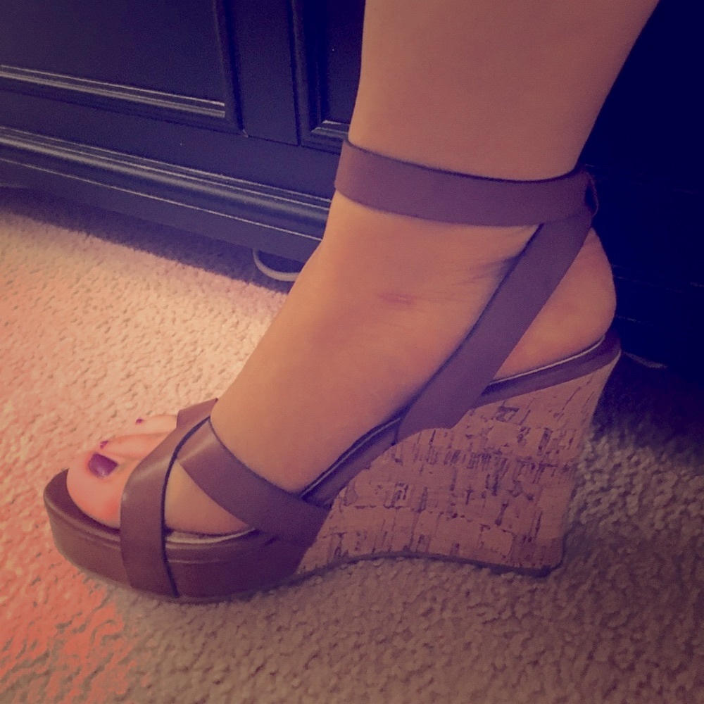 Chinese Laundry Ankle Wrap Wedges